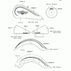 Vulcan 800 Classic (VN800-B7) Decals(violet)(vn800-b7)