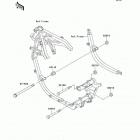 Ninja 500R (EX500-D7) Рама ,крепежные детали