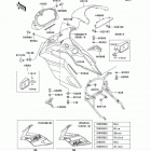 Ninja 500R (EX500-D7) Обтекатели