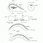 Vulcan 800 Classic (VN800-B7) Decals(c.c.red)(vn800-b7)