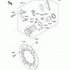 KLR250 (KL250-D17) Передний тормоз