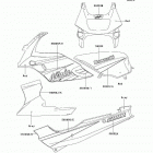 Ninja 500R (EX500-D9) Decals(red)(ex500-d9)