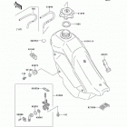 KDX220R (KDX220-A7) Топливный бак