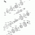 KDX220R (KDX220-A7) Трансмиссия