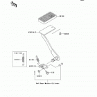 Vulcan 1500 Nomad (VN1500-G2A) Педаль тормоза