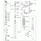 KDX220R (KDX220-A7) Front fork(kdx220-a5-a8)