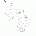 Vulcan 1500 Nomad (VN1500-G2A) Сидение