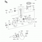 KE100 (KE100-B19) Коленвал и поршни
