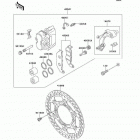 KDX220R (KDX220-A7) Передний тормоз