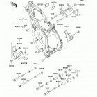 KX125 (KX125-L3) Рама ,крепежные детали