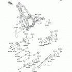 KDX220R (KDX220-A7) Рама ,крепежные детали