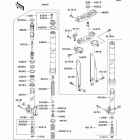 KX250 (KX250-L3) Передняя вилка