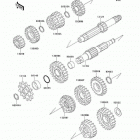 KX125 (KX125-L2) Трансмиссия