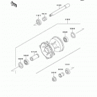 KX125 (KX125-L2) Переднее колесо