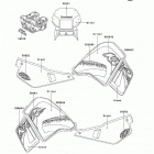 KLR650 (KL650-A15) Decals(green)(a15)