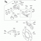 KDX220R (KDX220-A7) Задний тормоз