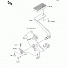 Vulcan 800 Drifter (VN800-C2) Педаль тормоза