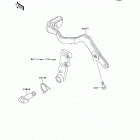 KLR650 (KL650-A14) Педаль тормоза