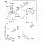 KX100 (KX100-C3) Главный тормозной цилиндр,передний