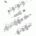 KX250 (KX250-L2) Трансмиссия