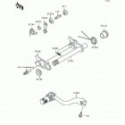 KX250 (KX250-L2) Механизм переключения передач