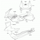 Ninja 500R (EX500-D7) Decals(blue)(ex500-d7)