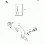 KX250 (KX250-L2) Педаль тормоза
