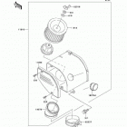 GTO (KH125-M5) Air cleaner(m5)