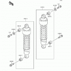 Vulcan 500 LTD (EN500-C5) Подвеска  /  амортизатор