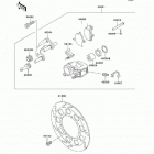 KLR650 (KL650-A14) Передний тормоз