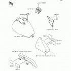Vulcan 500 LTD (EN500-C5) Наклейки предупреждения