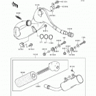 KX250 (KX250-L2) Глушитель