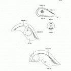 Vulcan 1500 Drifter (VN1500-J2) Decals(beige)(vn1500-j2)