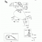 Vulcan 1500 Drifter (VN1500-J2) Топливный бак
