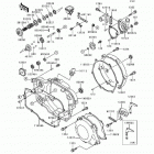 KX250 (KX250-L2) Крышки двигателя