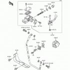 KX250 (KX250-L2) Главный тормозной цилиндр,передний