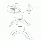 Vulcan 800 Classic (VN800-B5) Decals(red / beige)(vn800-b5)