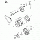 Vulcan 500 LTD (EN500-C5) Сцепление