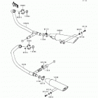 Vulcan 500 LTD (EN500-C5) Глушитель