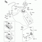 KX80 (KX80-W3) Топливный бак