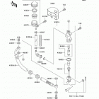 Vulcan 800 Drifter (VN800-C2) Задний торм цилиндр