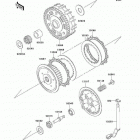 Vulcan 800 Drifter (VN800-C2) Сцепление