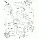KLR650 (KL650-A14) Испарительная система топлива