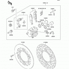 KX100 (KX100-C3) Передний тормоз