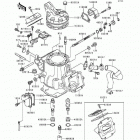 KX250 (KX250-L2) Цилиндр и головка цилиндров