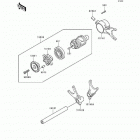 Vulcan 1500 Classic (VN1500-E1) Валы и вилки переключения передач