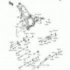 KDX200 (KDX200-H2) Рама ,крепежные детали