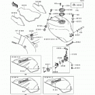 Ninja ZX-6R (ZX600-G2) Fuel tank(zx600-g2)