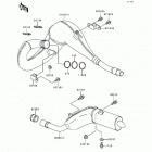 KDX200 (KDX200-H2) Глушитель