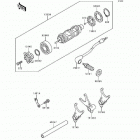 Vulcan 800 (VN800-A2) Валы и вилки переключения передач